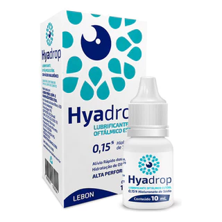 Lubrificante Ocular Hyadrop 10ml - Lebon em Oferta na Shopee