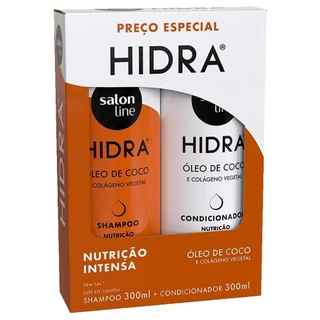 Kit com Shampoo + Condicionador Salon Line Hidra Óleo de Coco 300ml em Oferta na Shopee