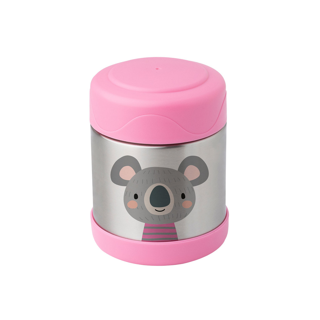 Pote Termico Para Alimentacao Bebe 330ml Inox Clingo Coala | Shopee Brasil