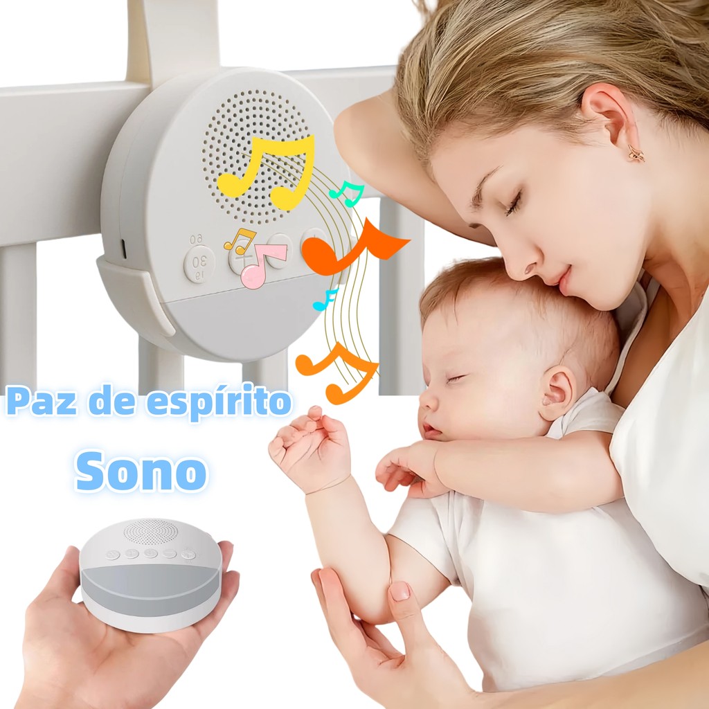 Aparelho Máquina de ruído branco Calmante Bebê Sono Relaxamento ...