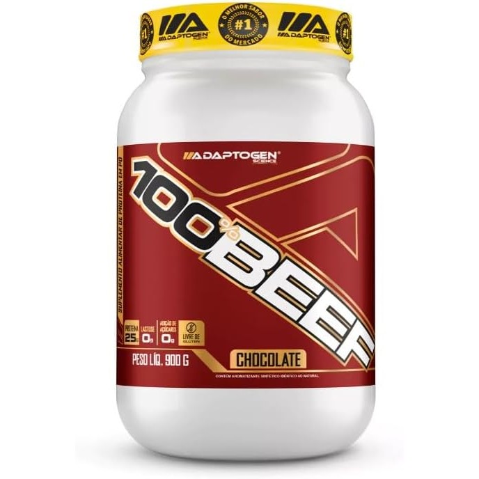 Beef Protein 100% Whey Da Carne Adaptogen Bcaa Zero Lactose | Shopee Brasil