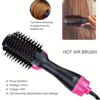 Escova Secadora Alisador Elétrica Quente Cabelo Hair Styler Com 3 Em 1 110v BOMSTORE