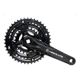 Pedivela em Aço Absolute 24/34/42D 170mm Index Ponta Quadrada com Protetor Bicicleta