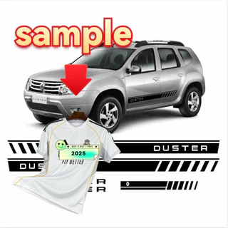 Adesivos Renault Duster Listras Laterais Traseira Hack Tampa Traseira Acessório Esportivo Personalizado Adesivo de Tunin