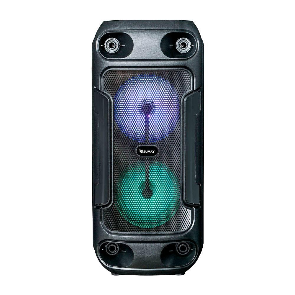 Caixa de Som Bluetooth Slim 80W Sumay Preto | Shopee Brasil