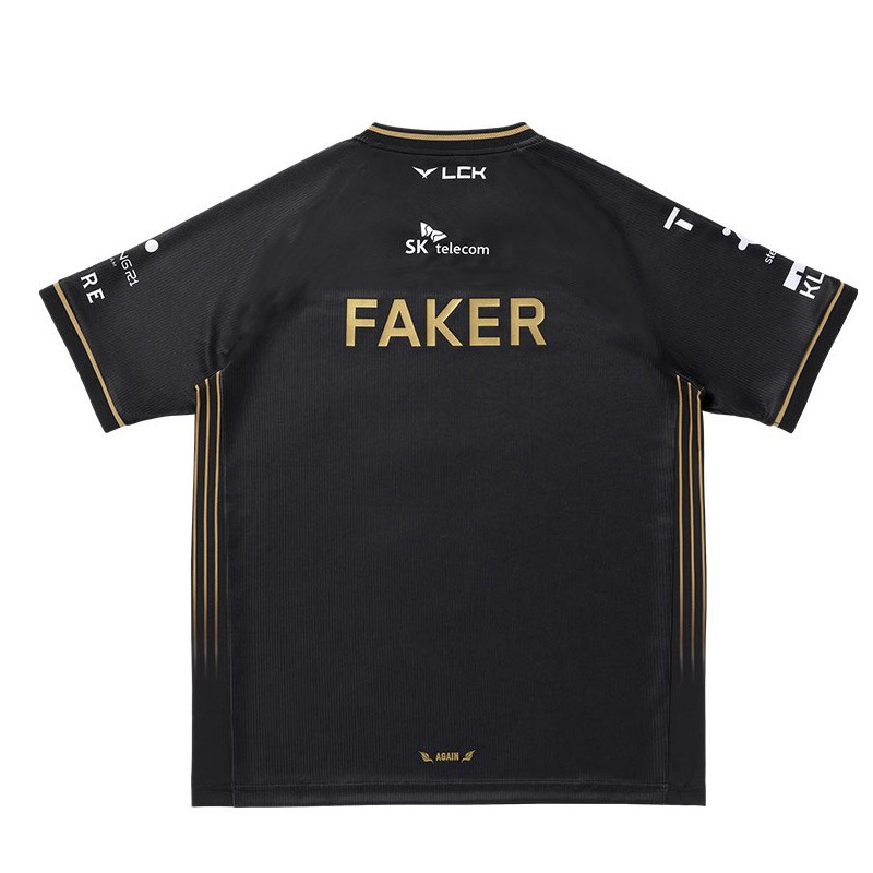 2025 League of Legends T1 Team Camisa Fãs Camiseta Masculina E