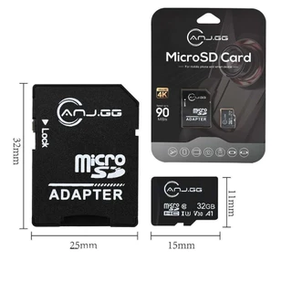 Adaptador micro sd + cartao micro sd 32GB  suporte UHS-I velocidade 90MB/s suporte 4k marisa em Oferta na Shopee