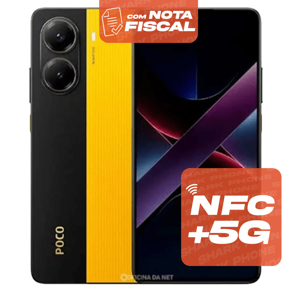 Celular Poco X7 PRO 5G 256GB 8GB Ram Global Amarelo Lacrado