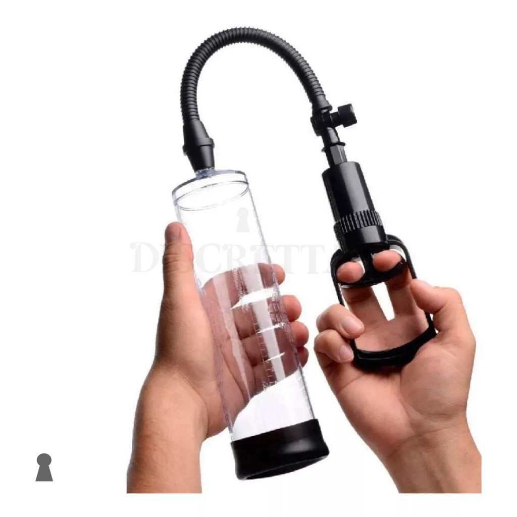 Bomba Peniana Manual a Vácuo Alongador Extensor 21,5 x 6 cm | Shopee Brasil
