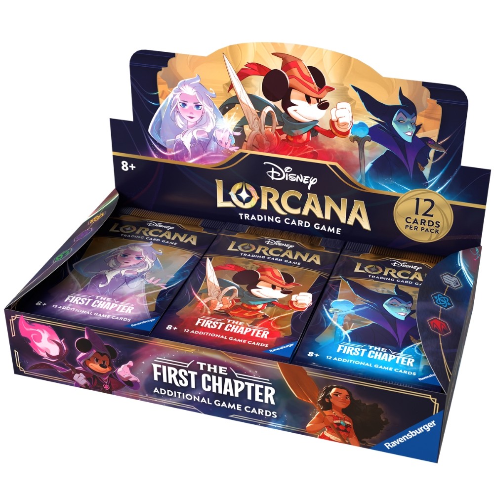 BOOSTER BOX DISNEY LORCANA SET 1 THE FIRST CHAPTER CARD PACKS