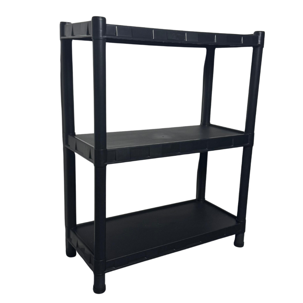 Estante Prateleira Modular Multiuso Organizadora Plástico Com Prateleiras Reforçadas - COM PEZINHOS