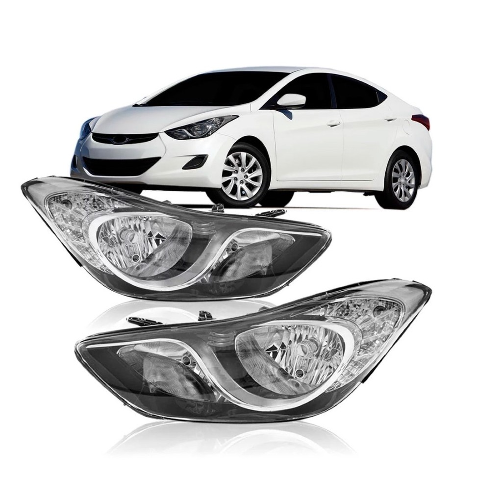 Farol Elantra 2011 2012 2013 2014 2015 Manual / Elétrico | Shopee Brasil