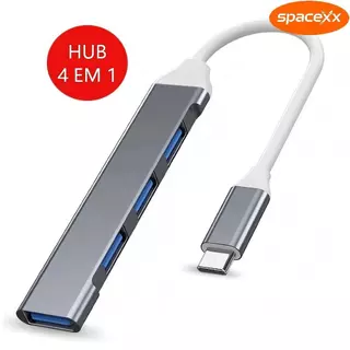HUB 4 Em 1 USB USB3.0 OTG Tipo C Adaptador Para Teclado Lenovo Macbook Mouse PC Laptop-Spacexx