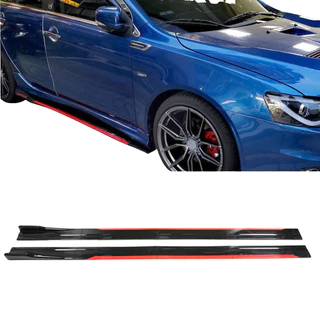 Saia Lateral Universal 220cm Ajustável Preto Vermelho Corola