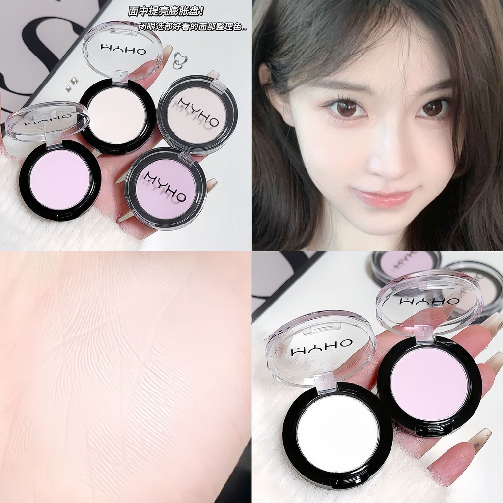 Paleta de Sombras de Olhos de Cor Única MYHO, Iluminador Matte, Pó para ...
