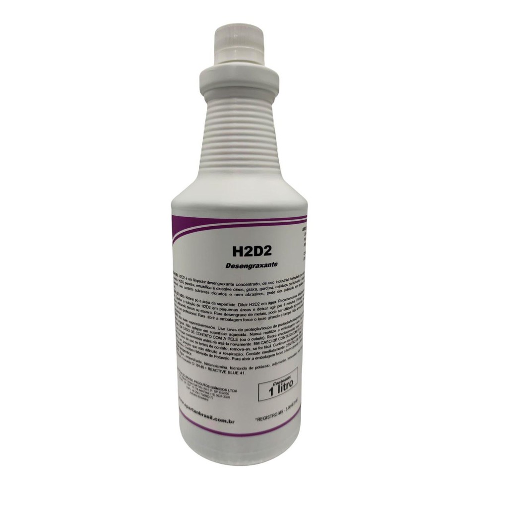 Limpador Desengraxante Pisos Industriais H2D2 Spartan1L | Shopee Brasil