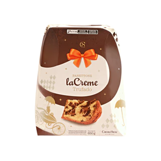 Panetone laCreme ao Leite 650g Nova Fornada Natal 2025 Cacau Show Lançamento em Oferta na Shopee