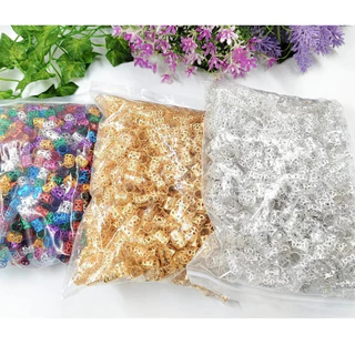 Kit 1.000 Anéis Reguláveis Para Trança Box Braids e Dreads – Acessórios de Cabelo Dourado / Prata / Colorido -WL em Oferta na Shopee