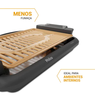 Churrasqueira Elétrica Philco Antiaderente Pcq10a Maxx Gold