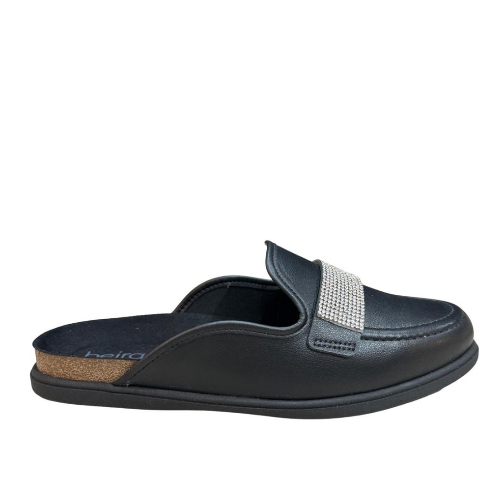 Mule Feminino Mule Via Uno Bico Redondo Mule Em Couro Via Uno 285150