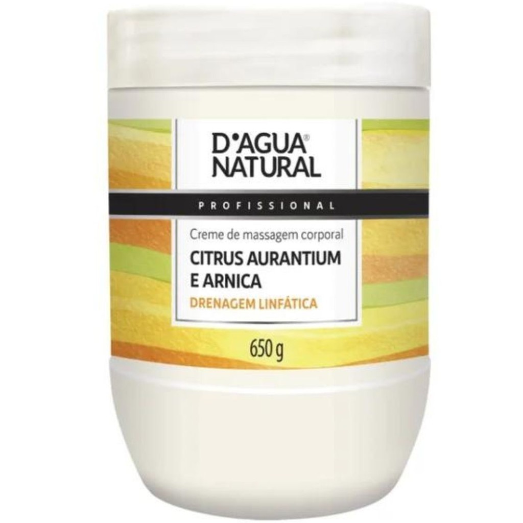 Creme de Massagem Corporal Lipedema Citrus Aurantium e Arnica - 650-g ...