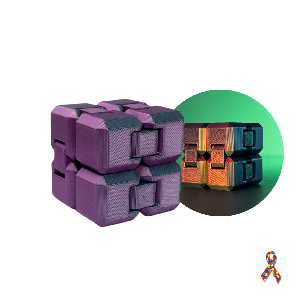 Fidget Cube Anti Estresse Brinquedo De Cubo Sensorial | Shopee Brasil
