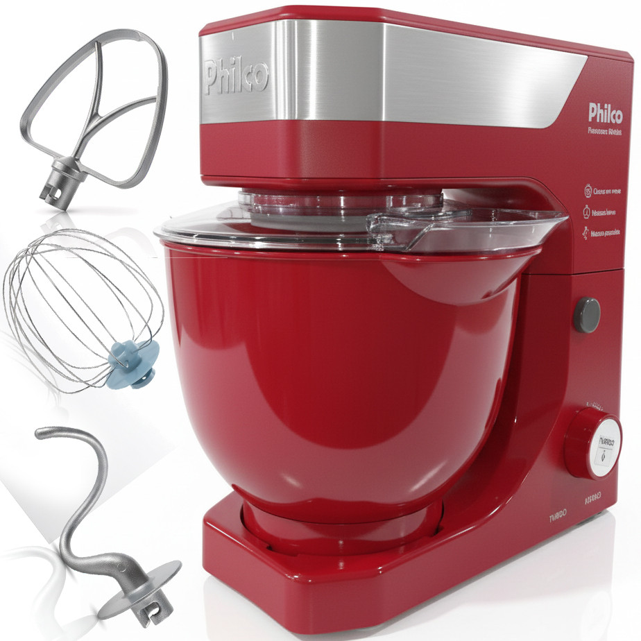 Batedeira Planetária Philco PBP90B 900W 12 Velocidades 5L Ve