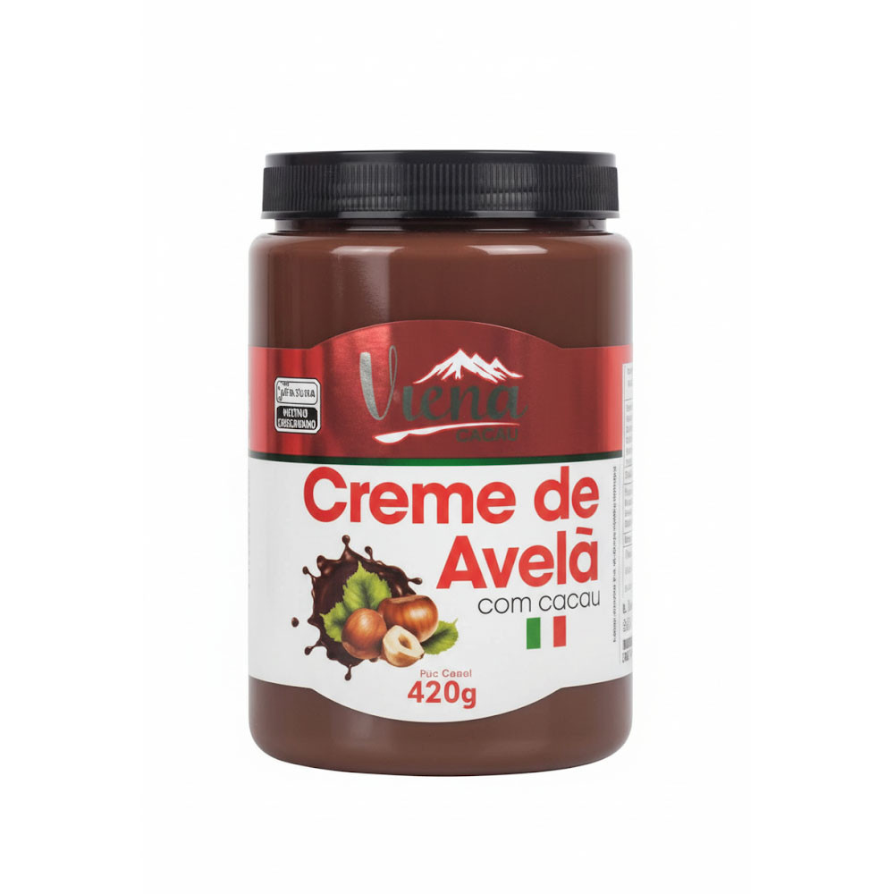 Creme De Avelã Com Cacau 420g Viena Cacau | Shopee Brasil
