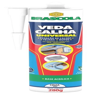 Veda Calha Brascola Universal Cinza 280g em Oferta na Shopee