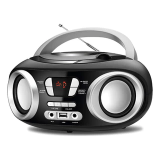 Caixa De Som Rádio Portátil Mondial Usb Bivolt Leitor Cd