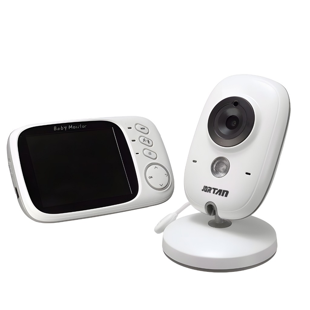 Baba Eletrônica Com Monitor Visão Noturna, Câmera c/ Audio Sensor de Temperatura