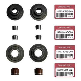Kit Trava E Prato Chapéu Da Válvula Honda Titan 160 Original