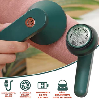 Papa Bolinhas Aparador Elétrico Portátil Para Pelos e Fiapos - Recarregável e Sem Fio em Oferta na Shopee