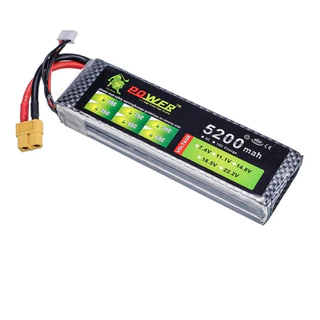 Bateria Hrb 11,1v Li-poly 3s 5200mah 50c Plug Xt60 Pra Drone