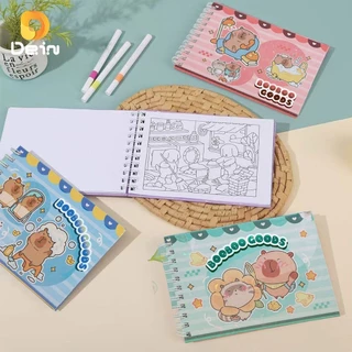 Livro de Colorir Desenho Fofo A5 com  25 a 100 folhas + Folha de Acetato Inclusa Presente de Arte em Oferta na Shopee