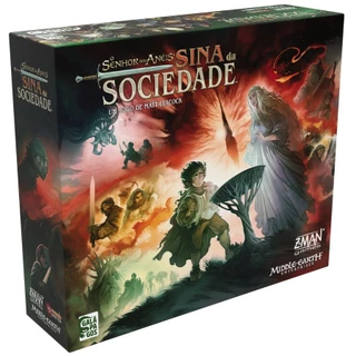 O Senhor dos Anéis: Sina da Sociedade Jogo de Tabuleiro Board game pt br