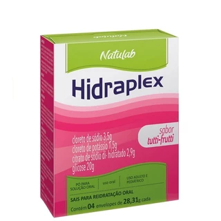 Reidratante Hidraplex 4X27,9g Tutti-Frutti – Natulab em Oferta na Shopee