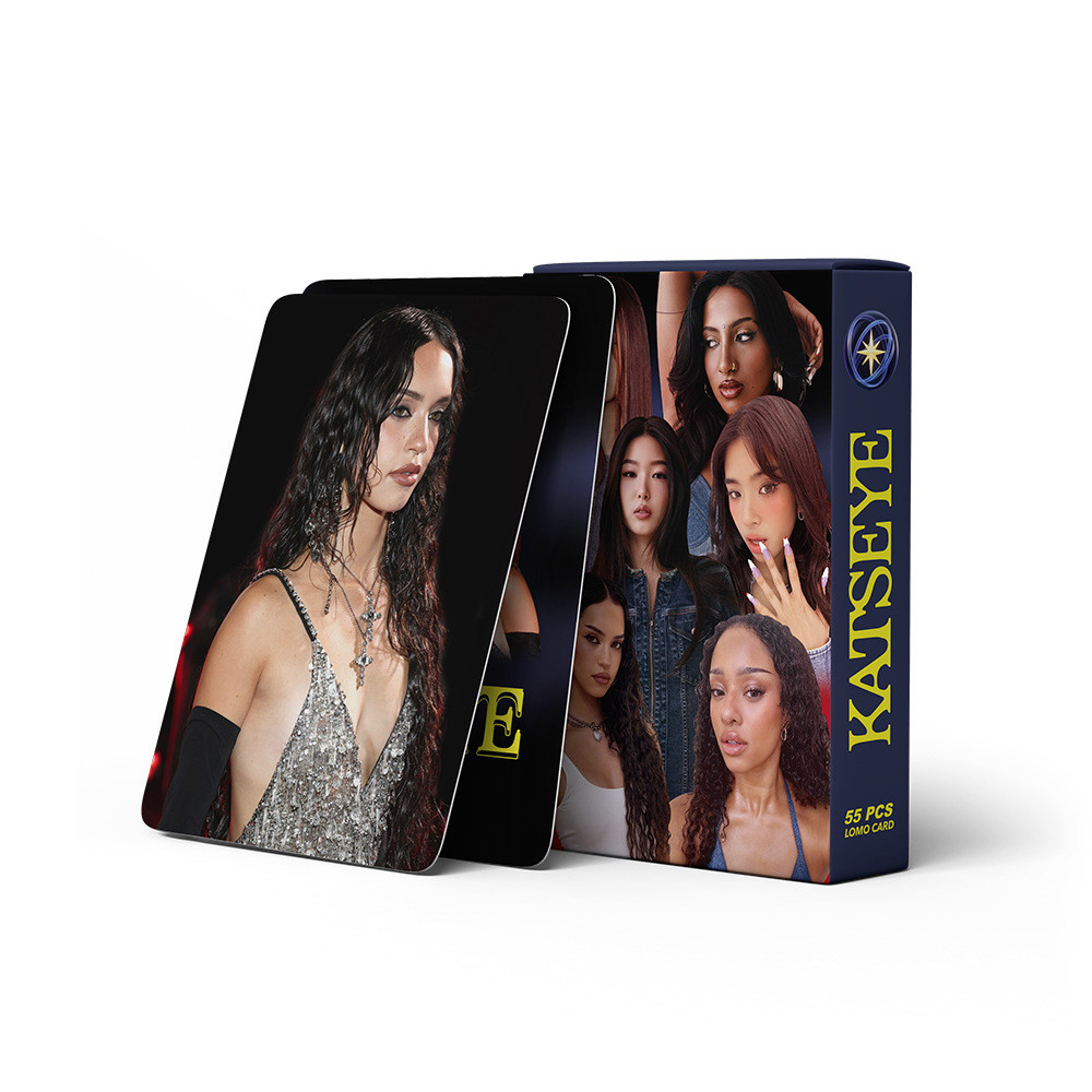 55 Pçs/set Kpop Idol KATSEYE Photocards sexy babe LOMO Cartão