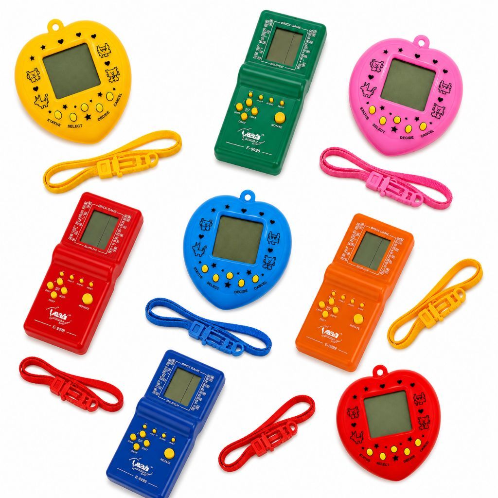 わん茶 コンパクト Bichinho Virtual Tamagotchi 168 Pets Em 1 | Mini Console Retrô