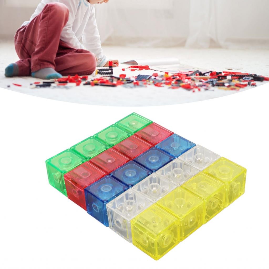 Magnetic Building Blocks Cube Block Intelligence Developing Transparent ...