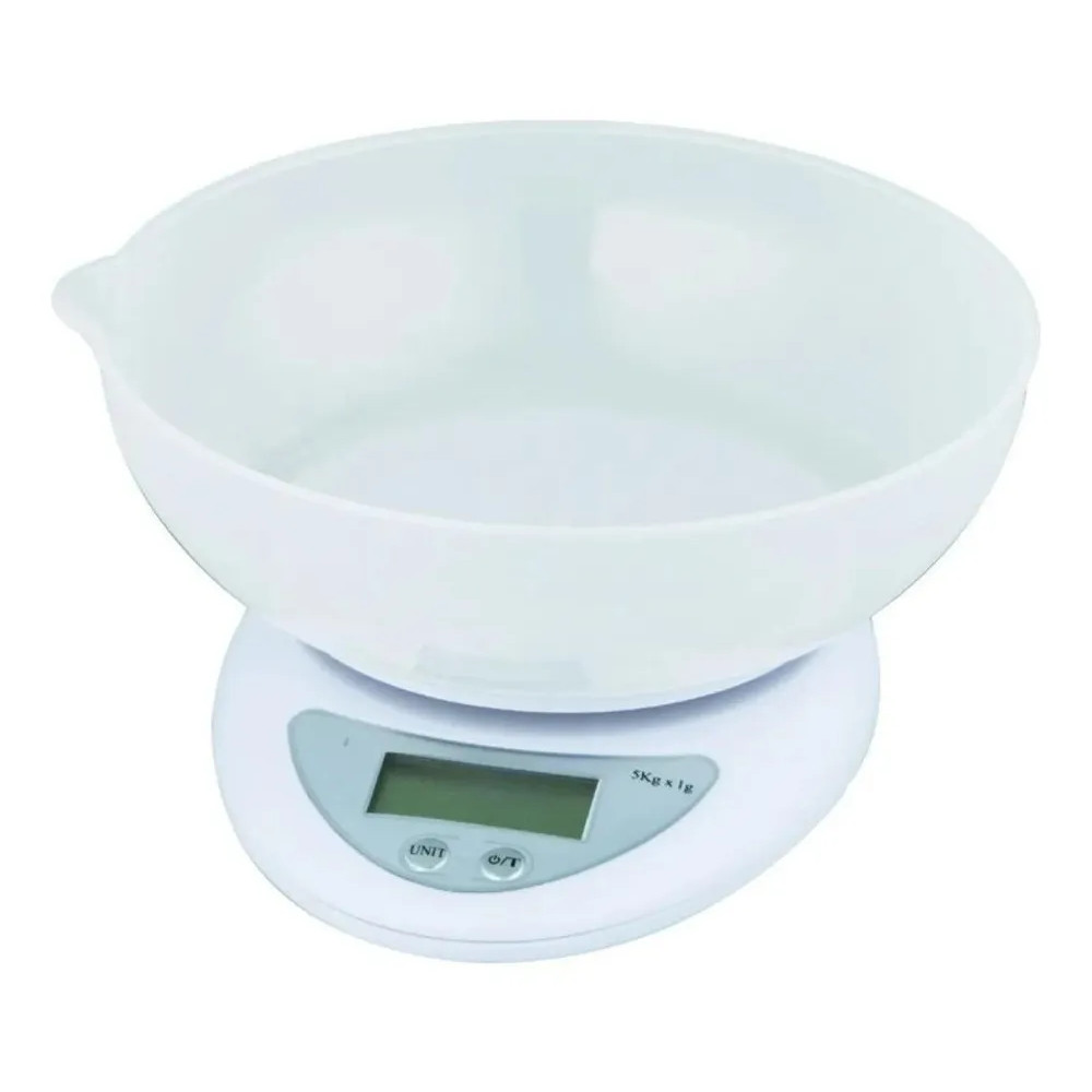 Balança de cozinha digital 5kg branca | Shopee Brasil