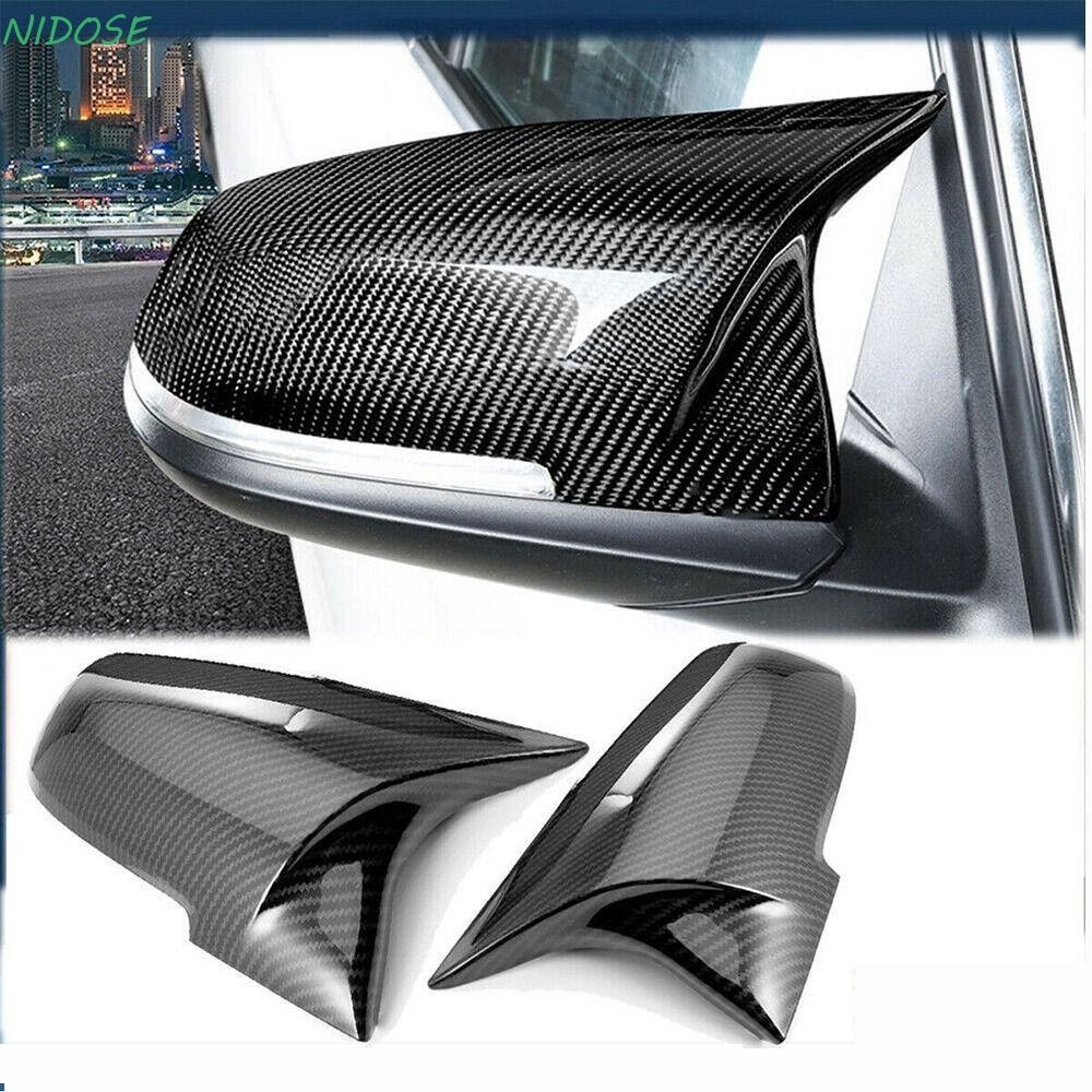 1 Par De Capas De Espelho Retrovisor , BMW M2 F30 F32 M Colisão De Couro Resistente A Arranhões