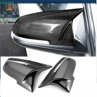 1 Par De Capas De Espelho Retrovisor , BMW M2 F30 F32 M Colisão De Couro Resistente A Arranhões
