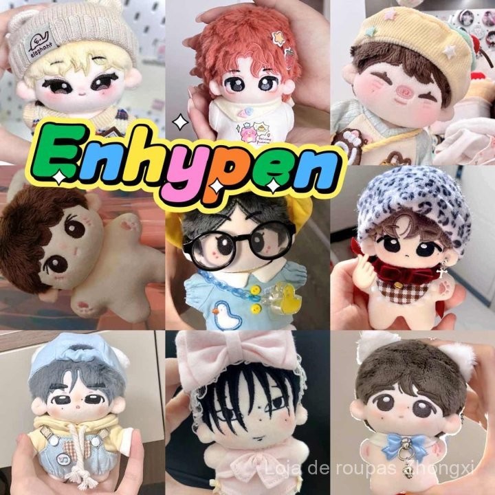 Boneco de Pelúcia Kpop Enhypen, Periférico 10cm Fofo Heesung