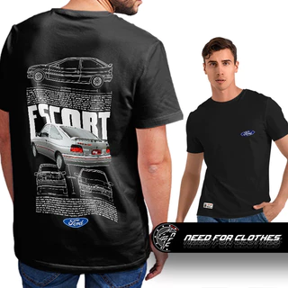 Camiseta Ford Escort, Carros Clássicos, Automobilismo, Velocidade, Algodão