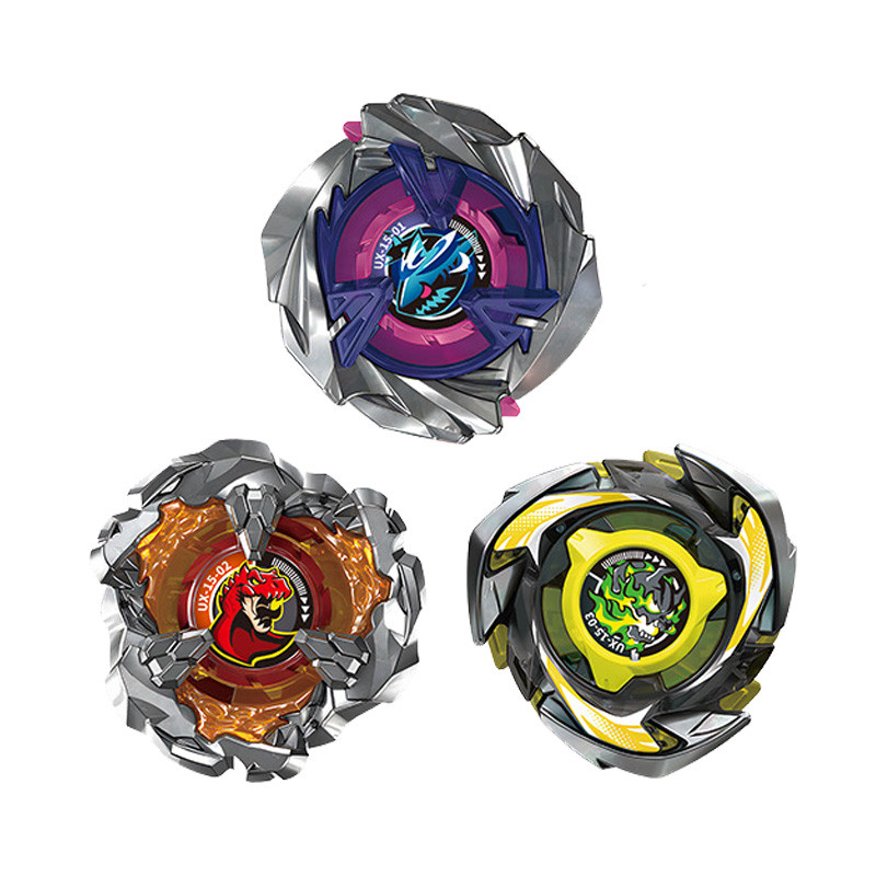 BeybladeX UX-15 シャークスケイル　Shark Scale Gyro X UX-15 Shark Scale Deck Set Conjunto Xtreme Com Lançador Led