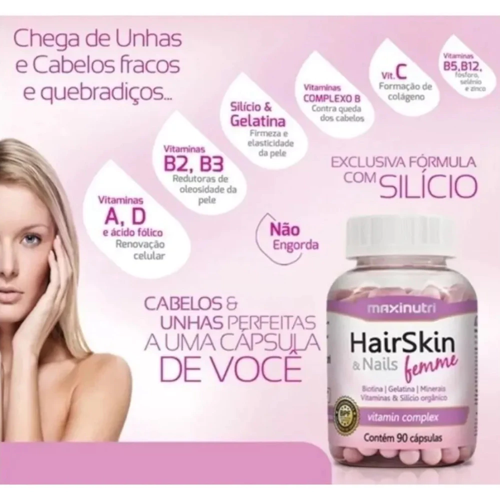 Ingredientes HairSkin & Nails Femme