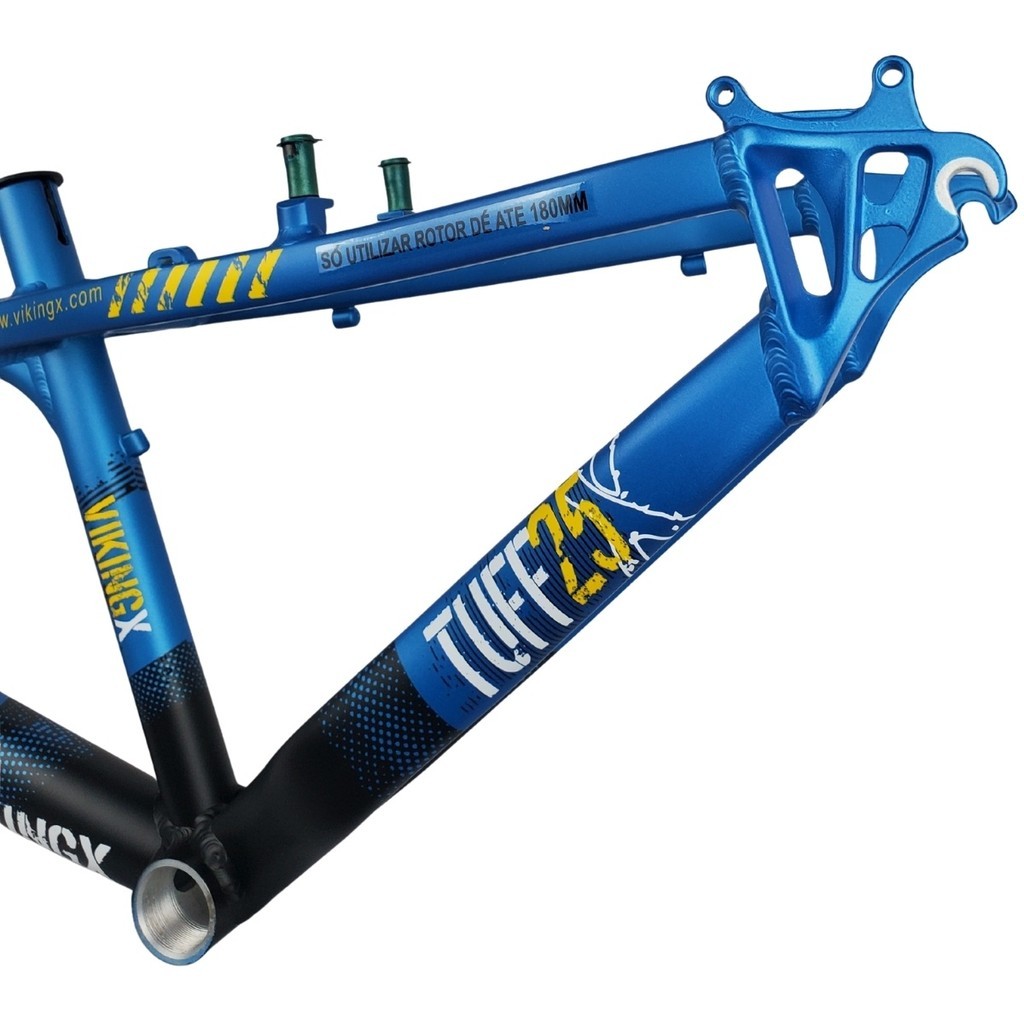 Quadro 26 Dirt Jump Vikingx Tuff X-25 Freeride Aluminio Azul