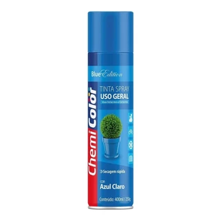 Tinta Spray Uso Geral Azul Claro 400ml - Chemicolor em Oferta na Shopee