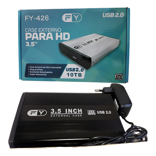 Case Hd Sata3.5 Gaveta Externa Usb 2.0 Capacidade FY-426